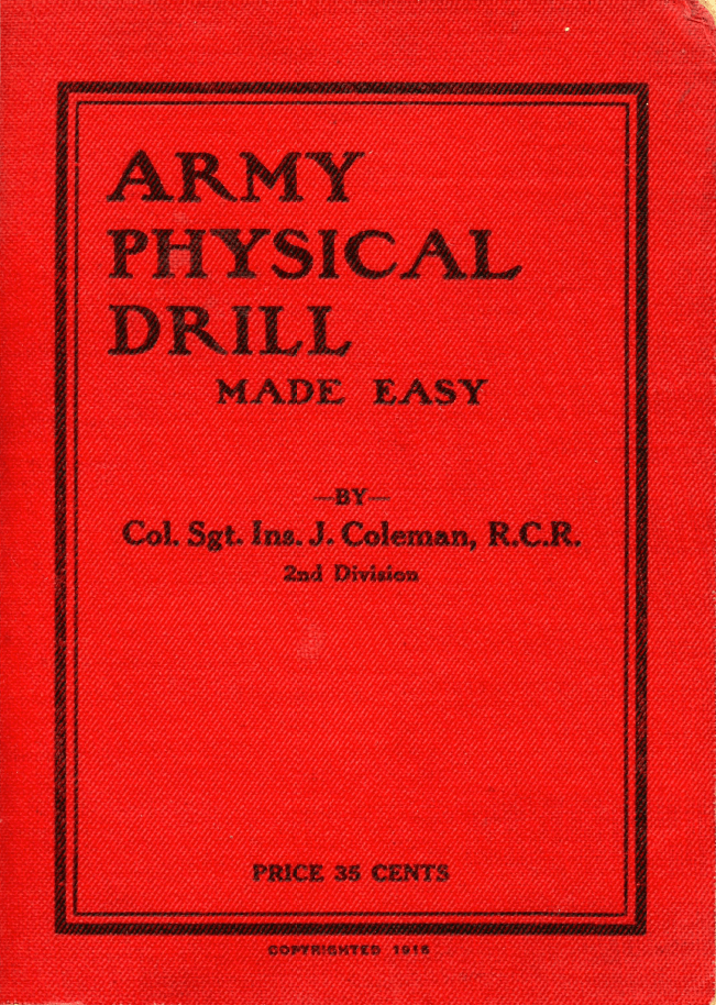 Army Physical Drill Made Easy Wartime Canada